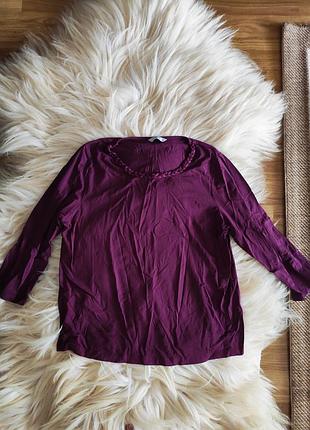 Кофта кофточка блуза блузка футболка світшот marks & spencer великого розміру