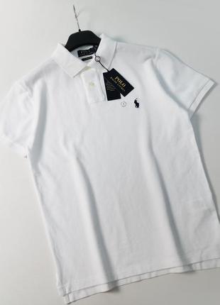 Брендовая мужская футболка поло polo ralph lauren