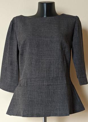Женская классическая офисная кофта блуза 44 размер
