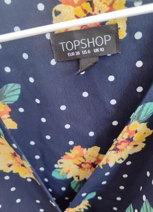 Кроп-топ блузка кофтинка у квіти3 фото