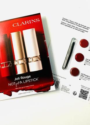 Набір пробників помади clarins joli rouge