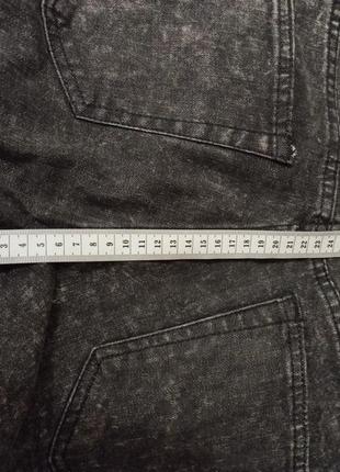 30/32 крутые женские джинсы варенки темно серые скины зауженые10 фото