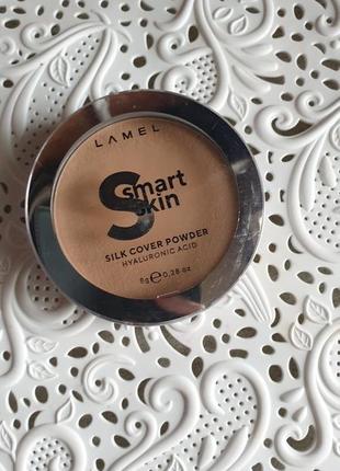 Lamel  smart skin silk cover powder тестер пудри3 фото