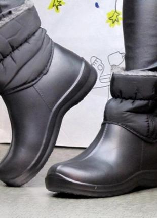 Женские дутики / зима 2024 ботинки сапоги угги резиновые сапоги8 фото