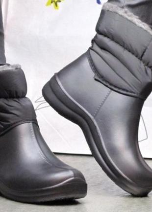 Женские дутики / зима 2024 ботинки сапоги угги резиновые сапоги9 фото