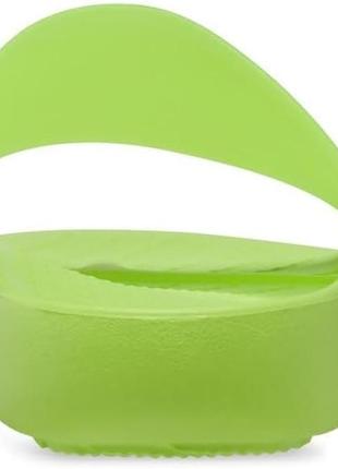 Крокс шльопанці слайди спрлеш зелені-салатові crocs slide splash limeade2 фото