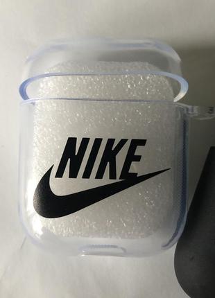 Чехол чохол для airpods 1 2 3 pro 2 найк nike2 фото