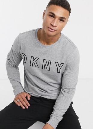 Свитшот лонгслив футболка топ пуловер с длинным рукавом dkny donna karan оригинал7 фото