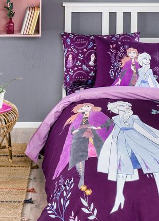Постільна білизна ozdilek ranforce 160х220 см frozen natural