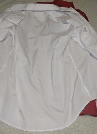 Белая базовая свободного покроя рубашка качество 👍- l xl xxl3 фото