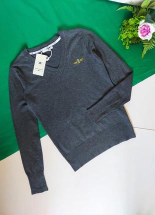 Сірий базовий джемпер tom tailor