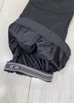 Жіночі зимові софтшельні утеплені штани salomon size m-l7 фото