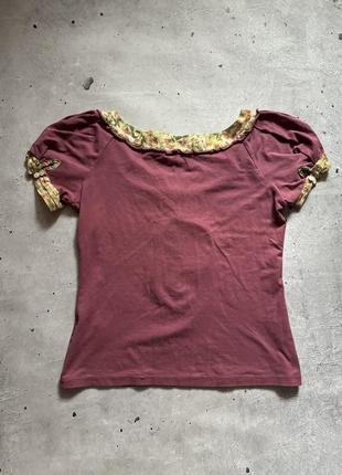 Жіноча вінтажна футболка galliano розмір l5 фото