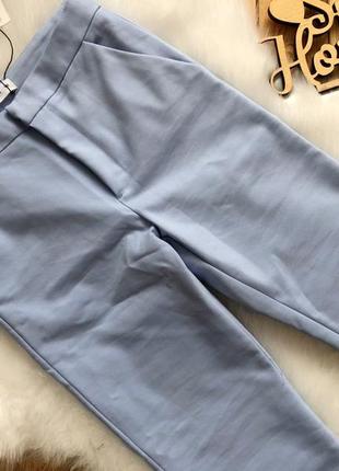 Красивейшие брюки zara нежно-голубого цвета для девочки4 фото