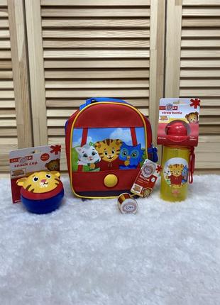 Рюкзак друзья тигра 🐱🐯🦉 маленький  mini скип хоп для малышей для дошкольников4 фото