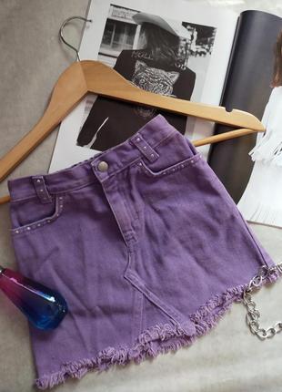 Модная джинсовая юбка для девочки
