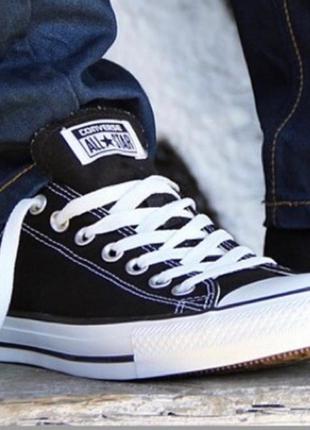 Кеди converse all star  низькі 


converse all star low black (m9166)