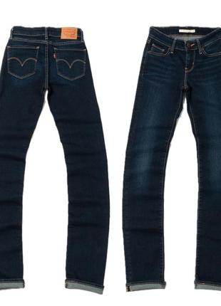 Levis 714 dark blue jeans    жіночі джинси