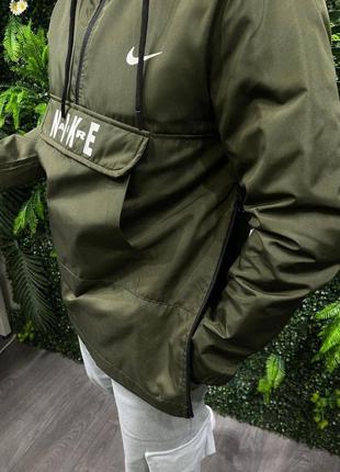 Мужская демисезонная куртка ветровка чоловіча весняна осіння вітровка анорак nike2 фото