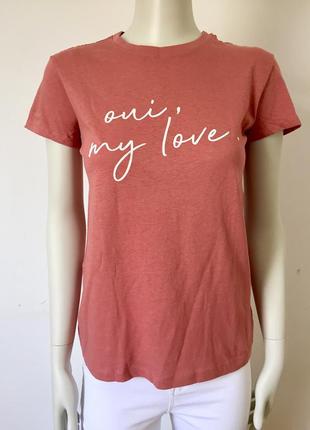 Футболка коралова тягнеться primark