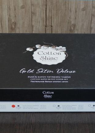 Постільна білизна cotton shine stripe satin 200х220 buz mavisi