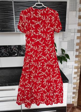 Сукня, плаття міді, віскоза у квітковий принт.5 фото
