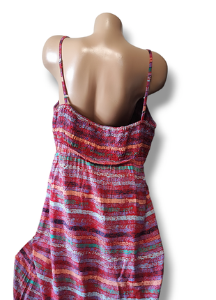 Легенький літній сарафан длвга сукня на бретельках4 фото