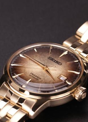 Часы seiko presage cocktail time half and half european limited edition srpk48j16 фото