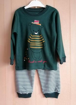 Пижама пижамка детская хлопковая для мальчика от 2 до 6 лет.детская трикотажная пижама компоект для сна одежда для дома турция 92-116