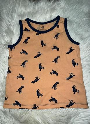 Майка на мальчика , динозавр 🦕 h&m