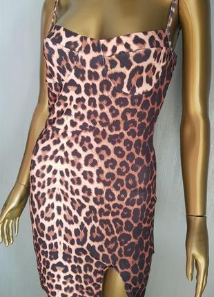 Сукня леопардовий принт3 фото