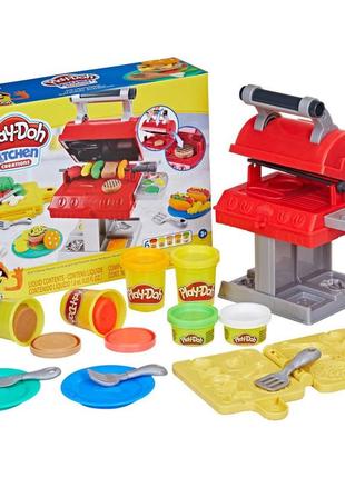 Игровой набор play-doh kitchen creations grill 'n stamp playset гриль4 фото