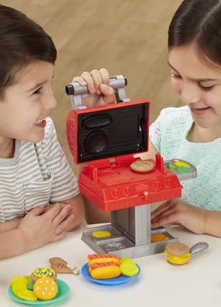 Игровой набор play-doh kitchen creations grill 'n stamp playset гриль6 фото