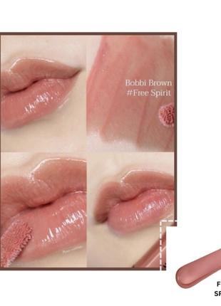 Bobbi brown crushed oil-infused lip gloss 4 ml free spirit/блиск для губ6 фото