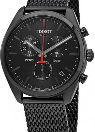 Часы tissot pr 100 chronograph t101.417.33.051.002 фото