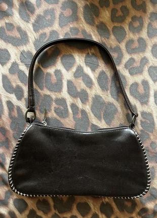 Маленька шкіряна сумка вінтаж
