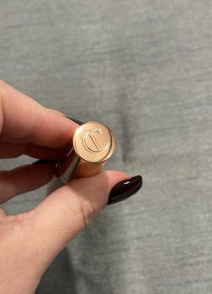 Charlotte tilbury collagen lip bath 2,6 ml pillow talk/блиск для губ мініатюра4 фото