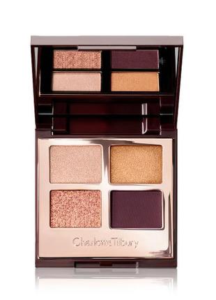 Палетка тіней charlotte tilbury the queen of glow luxury palette, 5 гр.