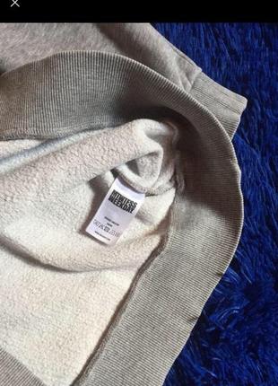 Стильний светр, кофта свитшет пуловер худди спорт тепленький з кольоровим кишенею4 фото
