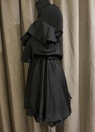 Платье черное, с воланами, шелк армани. новое8 фото