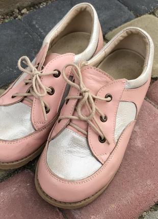 Туфельки ортопедичні рожеві для дівчинки 31-32р2 фото
