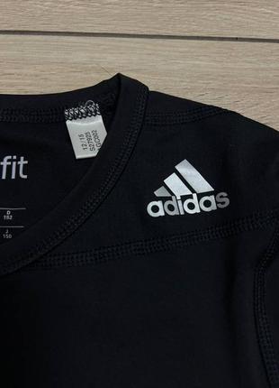 Дитяча спортивна компресійна футболка adidas techfit 11-12 років5 фото