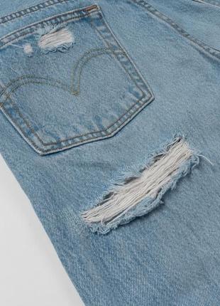 Levis 501 s thrashed jeans (29502-0056) жіночі джинси6 фото