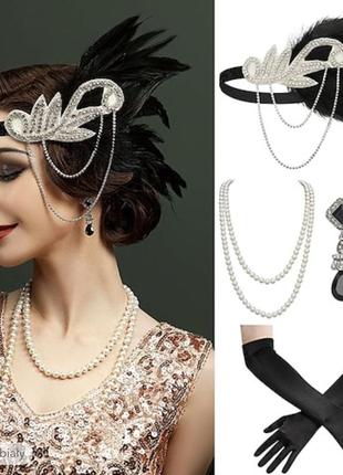 Повязка в стиле гетсби,20х