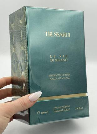 Trussardi le vie di milano behind the curtain piazza alla scala 100 мл1 фото