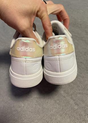 Шкіряні кросівки на липучках adidas 22см7 фото