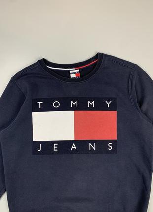 Світшот tommy jeans big logo2 фото