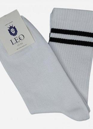 Набір шкарпеток лео теніс sport cotton 40-42 6 пар білий4 фото