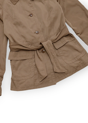 Max mara брендове плащ бежеве пальто з поясом тренч куртка оригінал5 фото