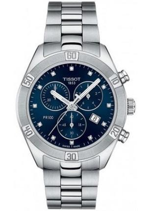 Часы tissot pr 100 sport chic chronograph t101.917.11.046.00